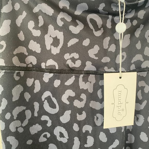 NWT Mudpie Ziggy Leggings in Black Leopard - Picture 8 of 8